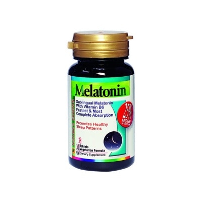 NATURE'S ESSENCE Sublingual Melatonin with Vitamin B6 Tablets (Promotes Healthy Sleep Pattern) 38s