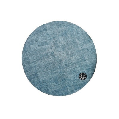 TABLE MATTERS Round PVC Leather Placemat PMRP552 1s