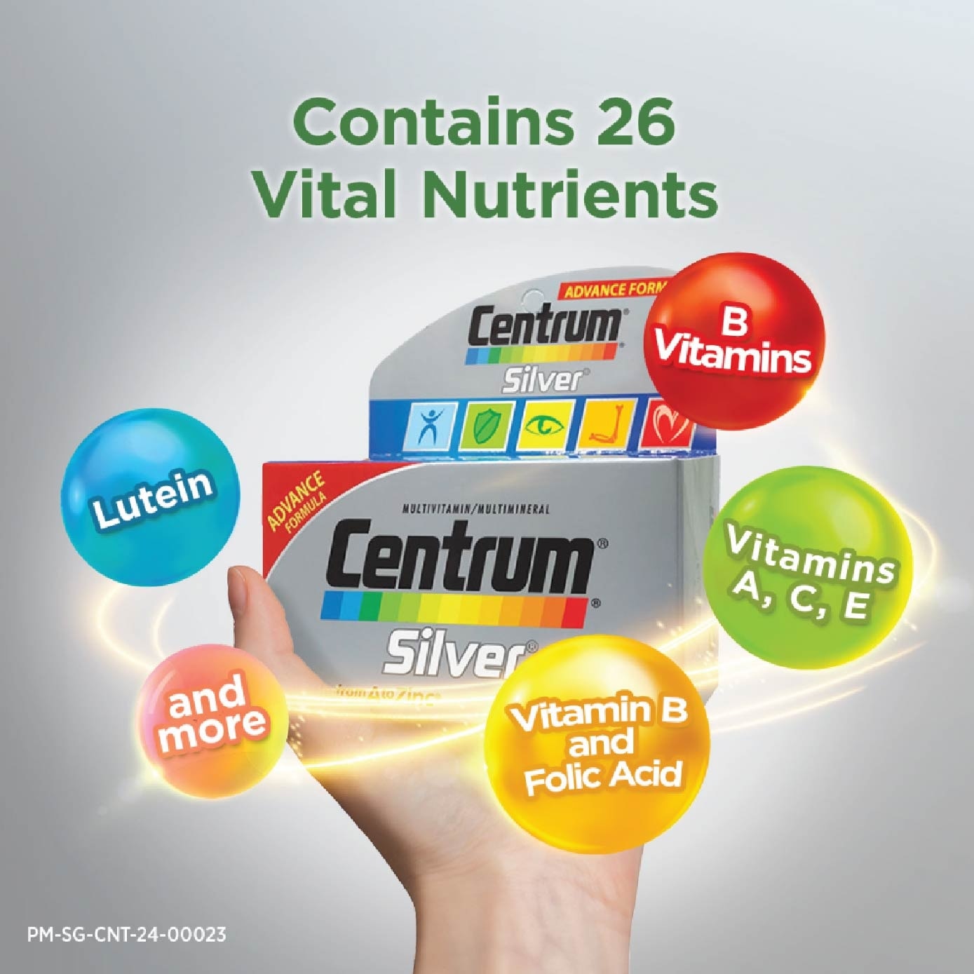 Advanced Formula Silver Multivitamin & Multineral Tablets for Adults 50+ (Complete from A to Zinc) 100s