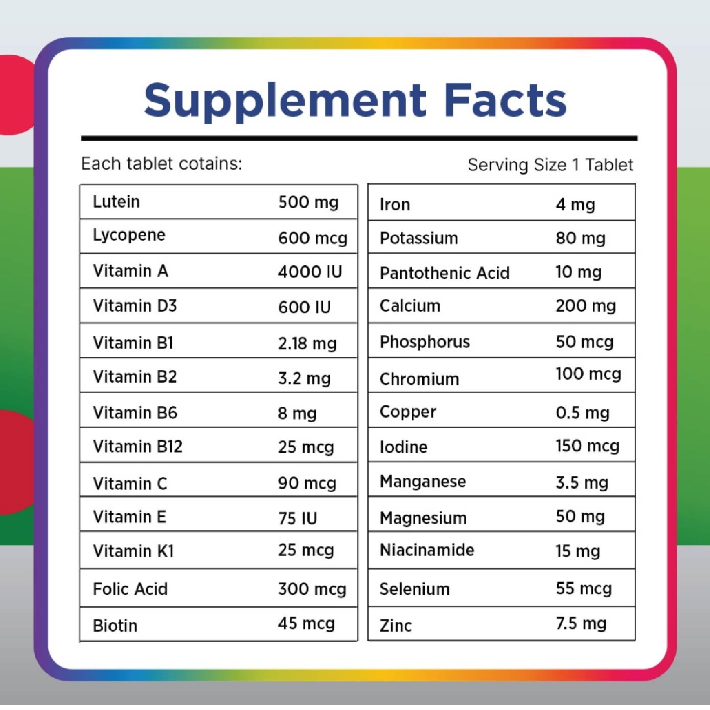 Advanced Formula Silver Multivitamin & Multineral Tablets for Adults 50+ (Complete from A to Zinc) 100s