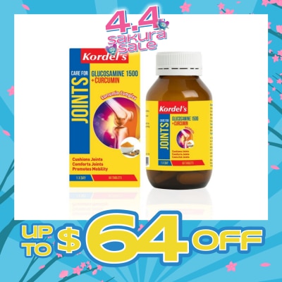 KORDEL'S - Glucosamine 1500 mg + Curcumin 60s