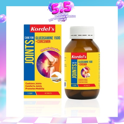 KORDEL'S - Glucosamine 1500 mg + Curcumin 60s