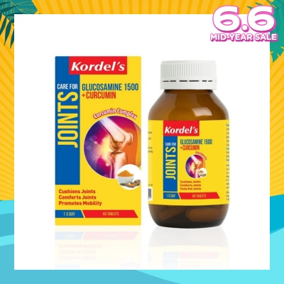 KORDEL'S Glucosamine 1500 mg + Curcumin 60s