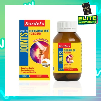 KORDEL'S Glucosamine 1500 mg + Curcumin 60s