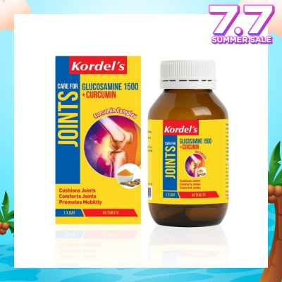KORDEL'S Glucosamine 1500 mg + Curcumin 60s