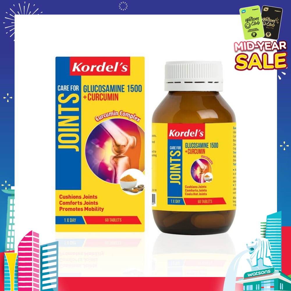 Glucosamine 1500 mg + Curcumin 60s