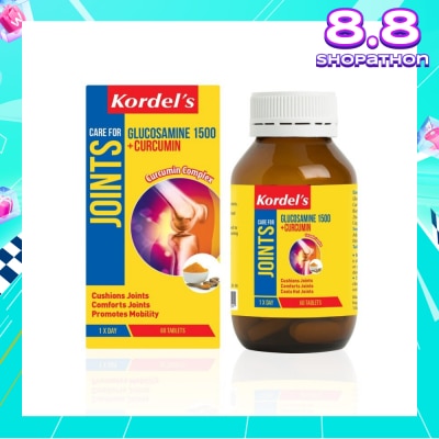 KORDEL'S Glucosamine 1500 mg + Curcumin 60s