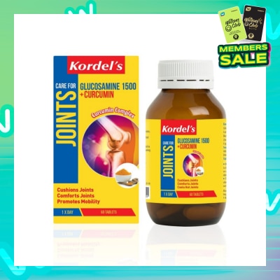 KORDEL'S Glucosamine 1500 mg + Curcumin 60s