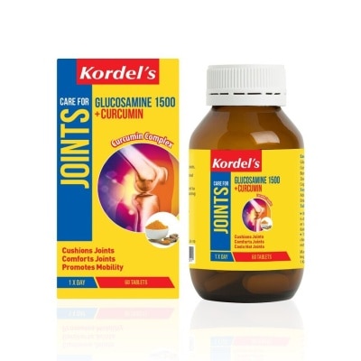 KORDEL'S Glucosamine 1500 mg + Curcumin 60s