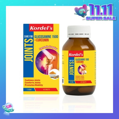 KORDEL'S Glucosamine 1500 mg + Curcumin 60s
