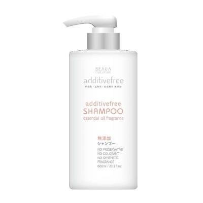 BEAUA Additive Free Shampoo (with Essential Oil Fragrance) 600ml