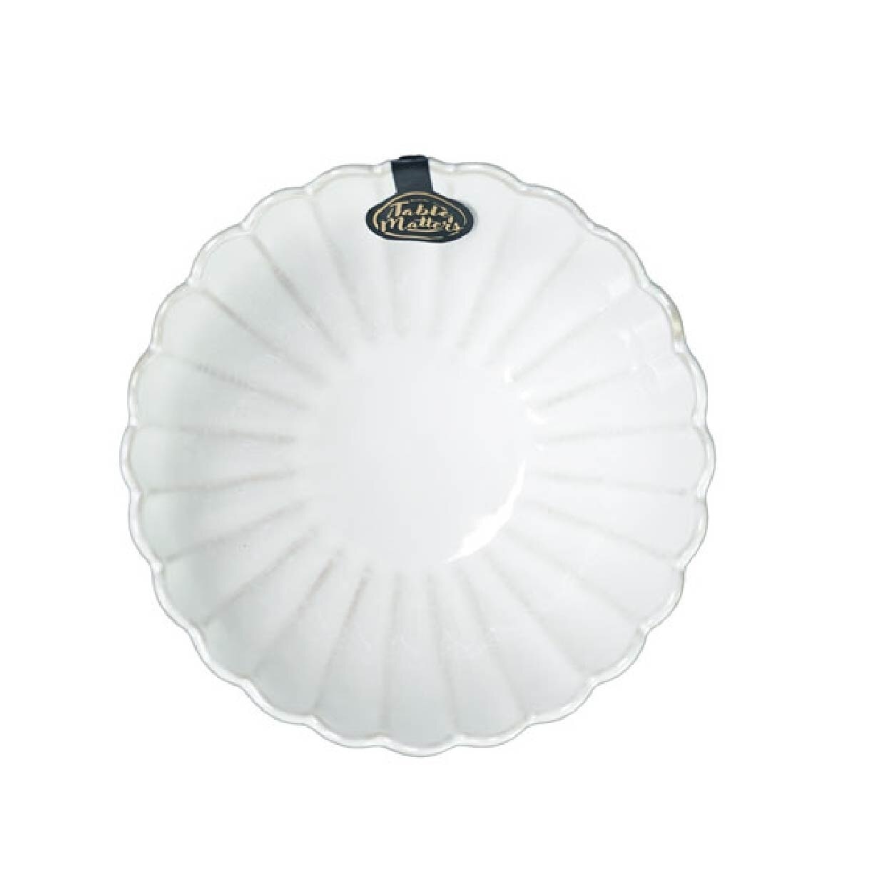 6 inch Soup bowl WS10060 White Scallop 1s