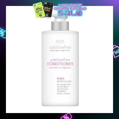 BEAUA Additive Free Conditioner (with Essential Oil Fragrance) 600ml