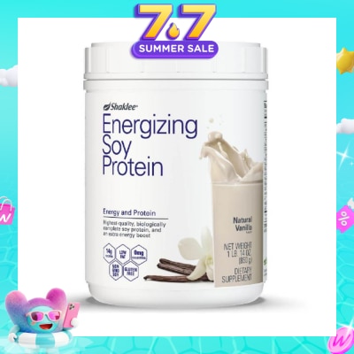 SHAKLEE - Energizing Soy Protein Dietary Supplement Natural Vanilla Flavour 850g&nbsp;