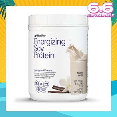 SHAKLEE Energizing Soy Protein Dietary Supplement Natural Vanilla Flavour 850g