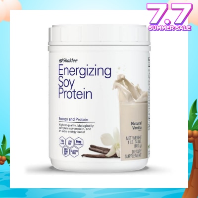 SHAKLEE Energizing Soy Protein Dietary Supplement Natural Vanilla Flavour 850g