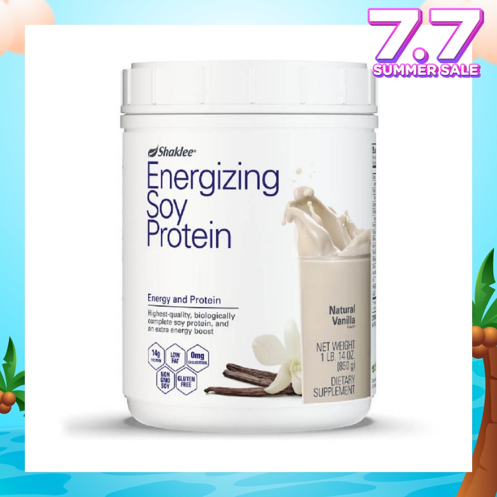 Energizing Soy Protein Dietary Supplement Natural Vanilla Flavour 850g