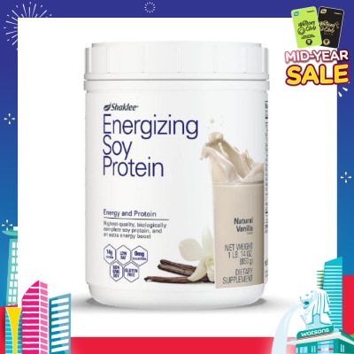 SHAKLEE Energizing Soy Protein Dietary Supplement Natural Vanilla Flavour 850g