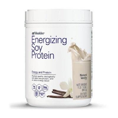 SHAKLEE Energizing Soy Protein Dietary Supplement Natural Vanilla Flavour 850g