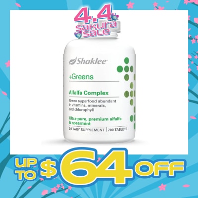 SHAKLEE - Alfalfa Complex Tablets 700s