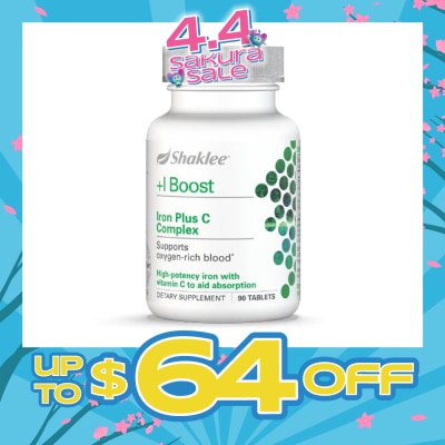 SHAKLEE - Iron Plus C Complex 90 Tablets