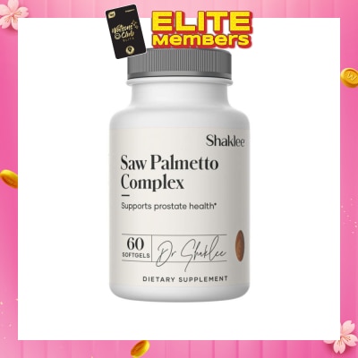 SHAKLEE Saw Palmetto Complex 60 Capsules (Expiry: Oct`2026)