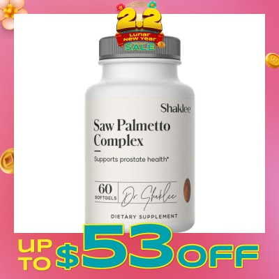 SHAKLEE Saw Palmetto Complex 60 Capsules (Expiry: Oct`2026)