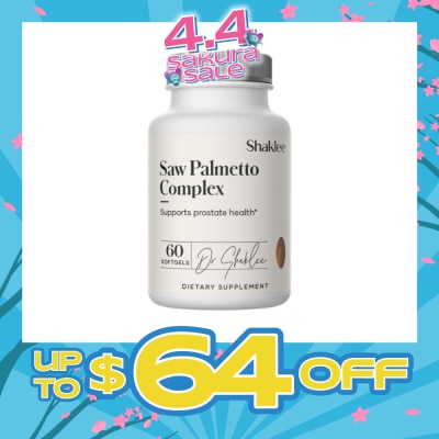 SHAKLEE - Saw Palmetto Complex 60 Capsules (Expiry: Oct`2026)