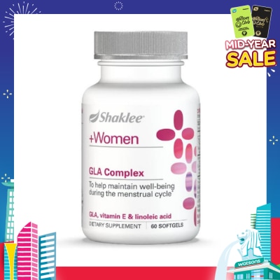 SHAKLEE Gla Complex with Vitamin E and Sunflower Seed Oil 60 Capsules