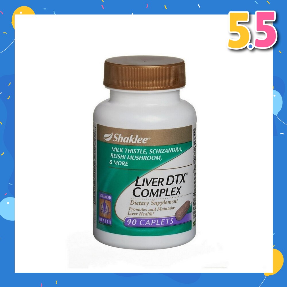 Liver DTX Complex Dietary Supplement Caplets (Promotes and Maintains Liver Health) 90s