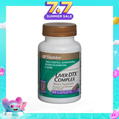 SHAKLEE - Liver DTX Complex Dietary Supplement Caplets (Promotes and Maintains Liver Health) 90s