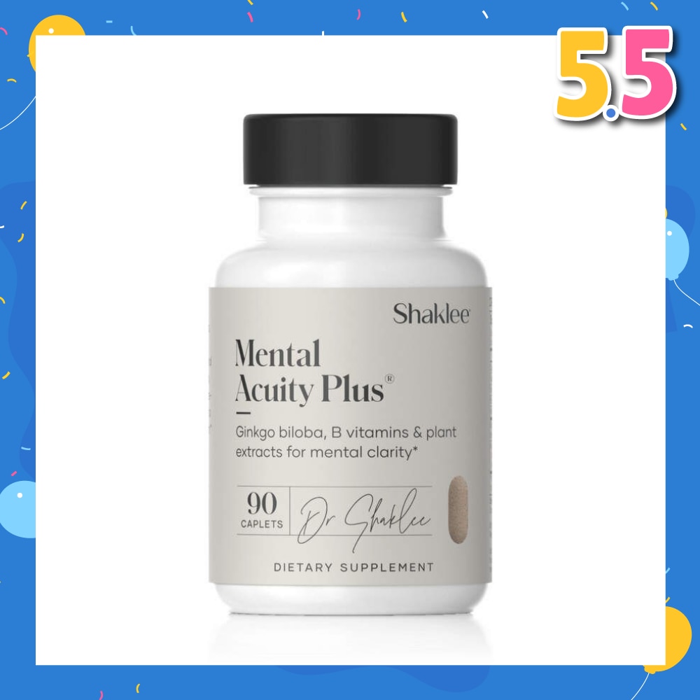 Mental Acuity Plus Dietary Supplement Caplet (For Mental Clarity Support Normal Brain Functions) 90s
