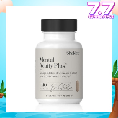 SHAKLEE Mental Acuity Plus Dietary Supplement Caplet (For Mental Clarity Support Normal Brain Functions) 90s