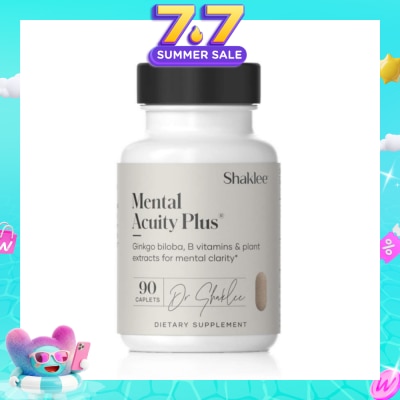 SHAKLEE - Mental Acuity Plus Dietary Supplement Caplet (For Mental Clarity Support Normal Brain Functions) 90s