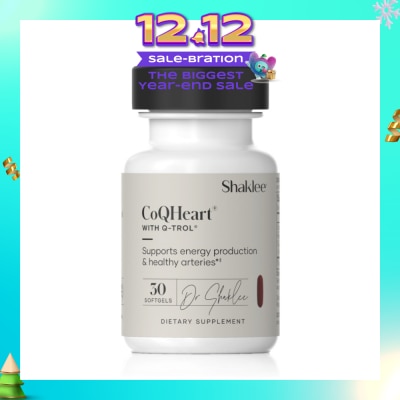SHAKLEE CoQHeart With Q-Trol Dietary Supplement Softgel 30s (Expiry: Aug`2026)