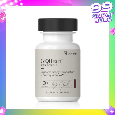 SHAKLEE CoQHeart With Q-Trol Dietary Supplement Softgel 30s