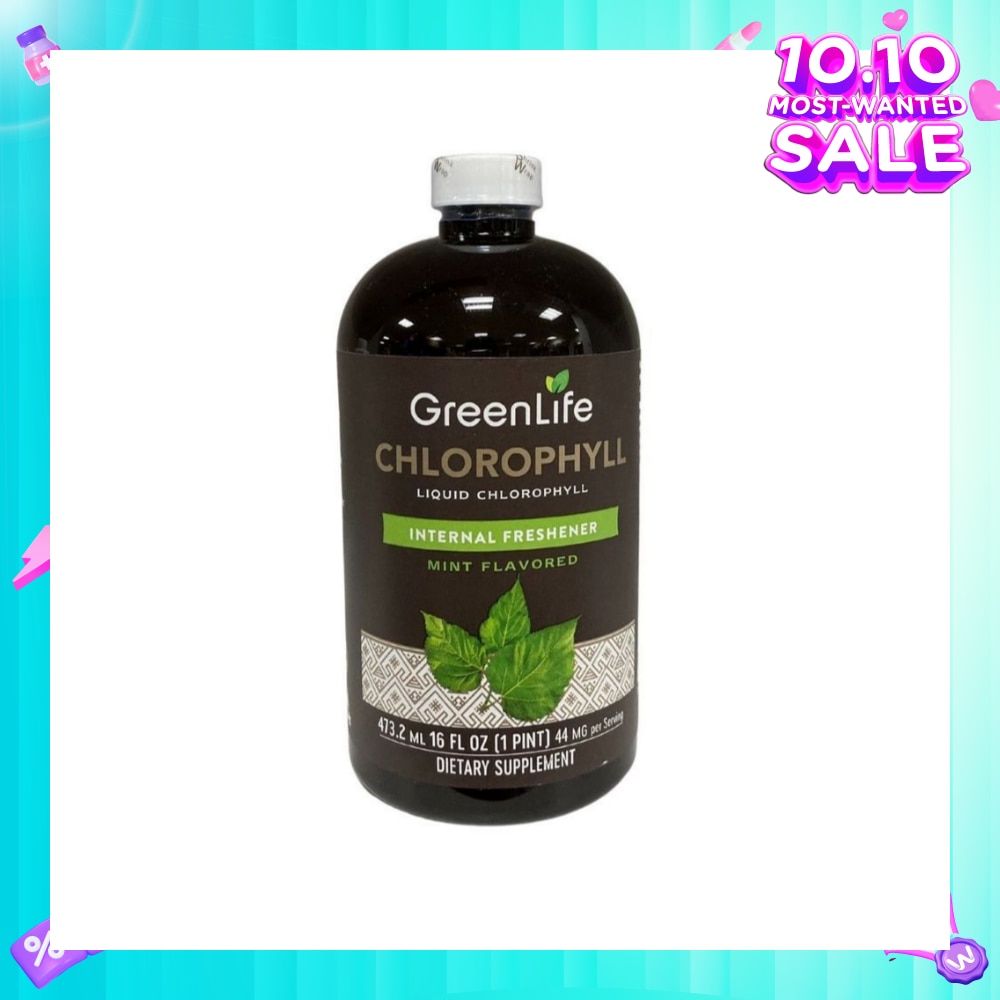 Chlorophyll Liquid Internal Freshener Mint Flavor (For Internal Odor Control) 473ml