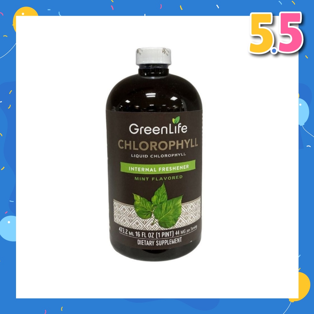 Chlorophyll Liquid Internal Freshener Mint Flavor (For Internal Odor Control) 473ml