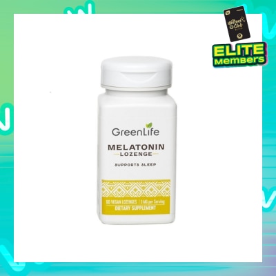 GREENLIFE Melatonin Lozenge Vegan Tablet 3mg (Supports Sleep) 60s