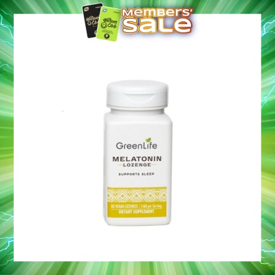 GREENLIFE - Melatonin Lozenge Vegan Tablet 3mg (Supports Sleep) 60s