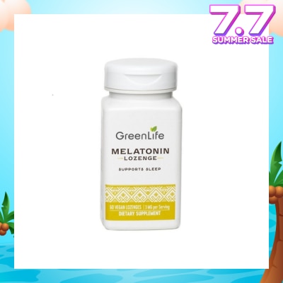 GREENLIFE Melatonin Lozenge Vegan Tablet 3mg (Supports Sleep) 60s