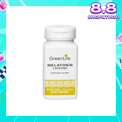 GREENLIFE Melatonin Lozenge Vegan Tablet 3mg (Supports Sleep) 60s
