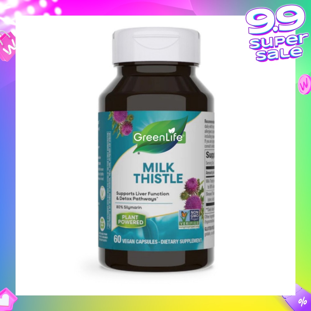 Milk Thistle Vegecaps 80% Silymarin 60s