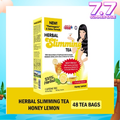 21ST CENTURY 100% Herbal Slimming Caffine Free Tea Honey Lemon Tea Bags (Increase Metabolic Activity) 2g x 24s