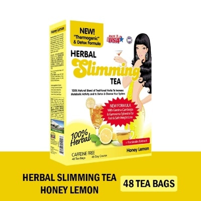 21ST CENTURY 100% Herbal Slimming Caffine Free Tea Honey Lemon Tea Bags (Increase Metabolic Activity) 2g x 24s