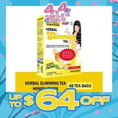 21ST CENTURY - 100% Herbal Slimming Caffine Free Tea Honey Lemon Tea Bags 2g x 48s