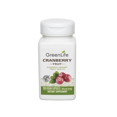 GREENLIFE Cranberry Fruit 465mg 100 Vegetarian Capsules