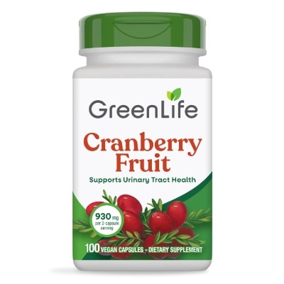 GREENLIFE - Cranberry Fruit Vegan Capsule 100s