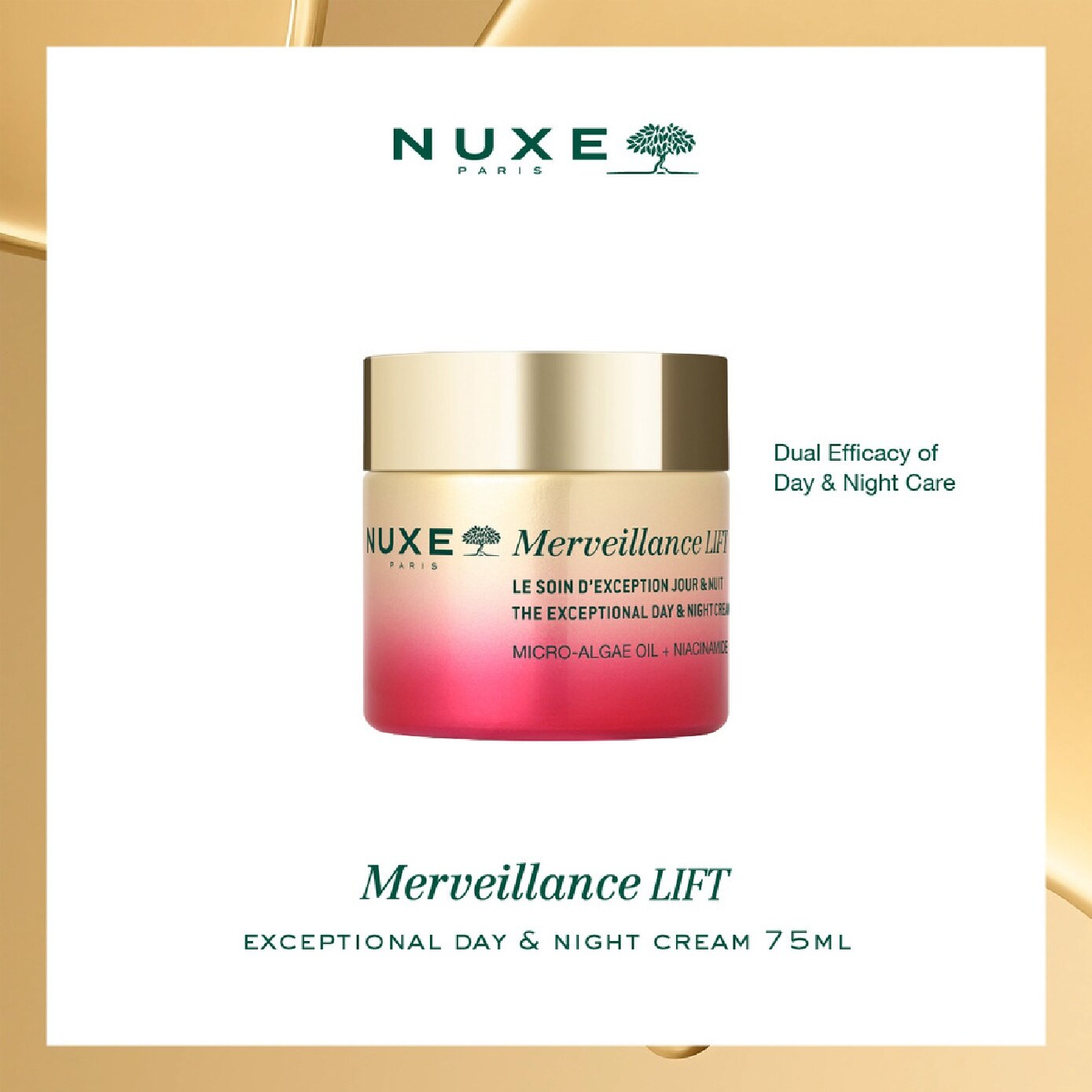 NUXE Merveillance Lift Exceptional Day & Night Cream 75ml | Derma