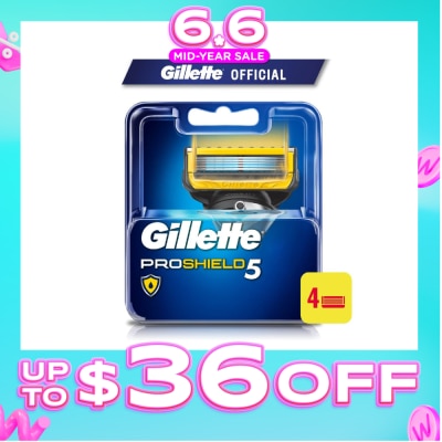 GILLETTE - ProShield5 Replacement Cartridge 4s